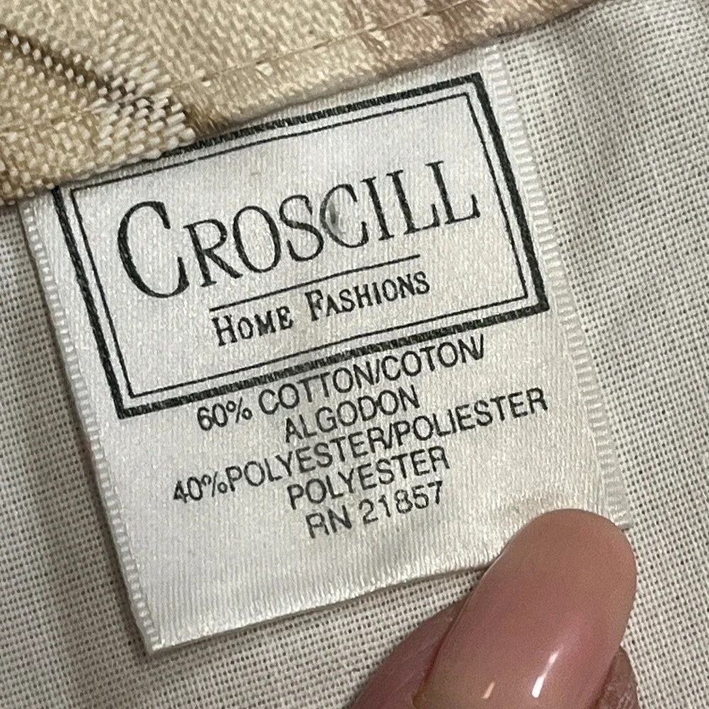 Croscill Drape Set Chambord Cassie Purple Amethyst Curtain Lined &‎ Weighted